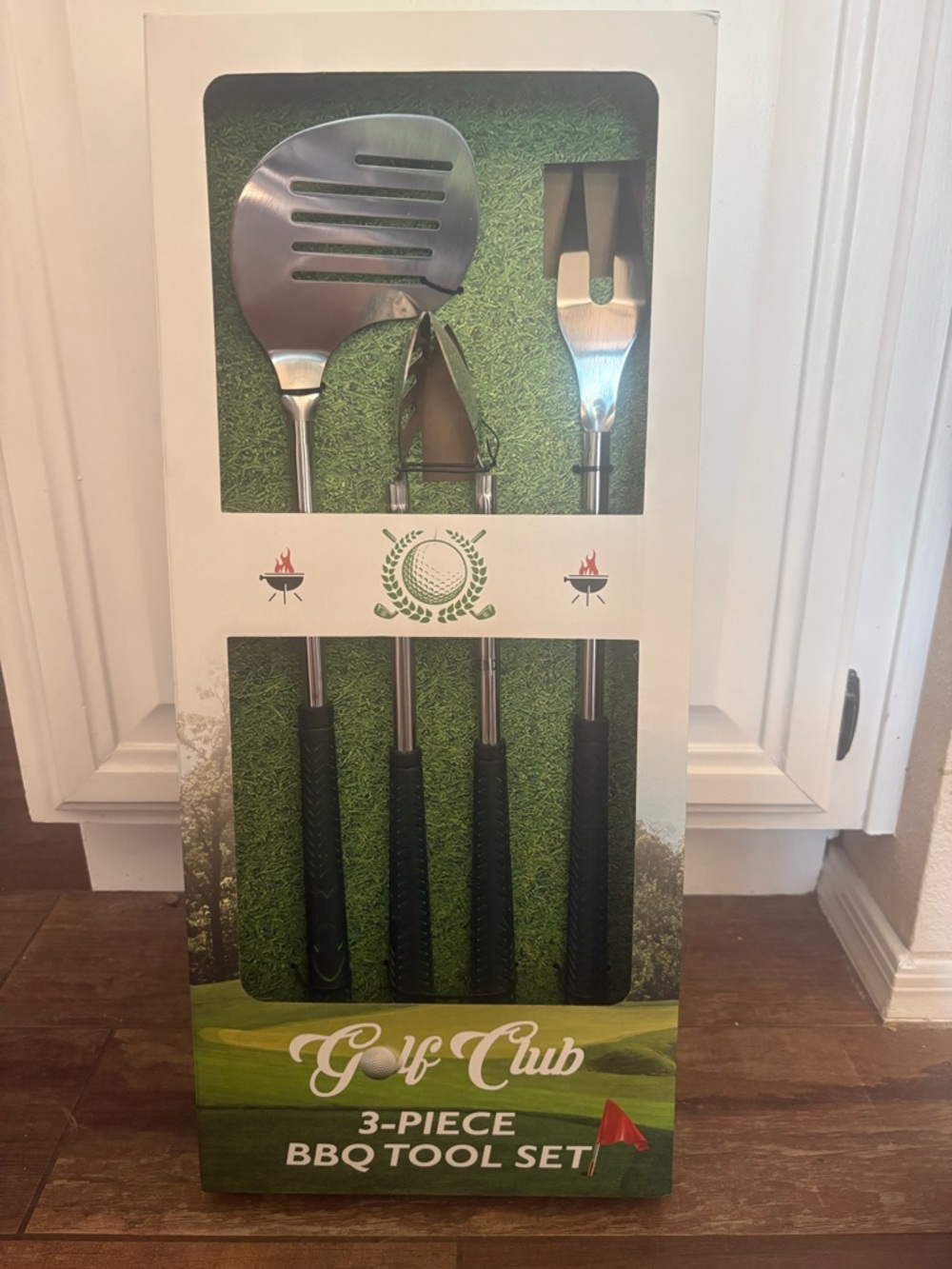 3-Piece BBQ Tool Set in Black